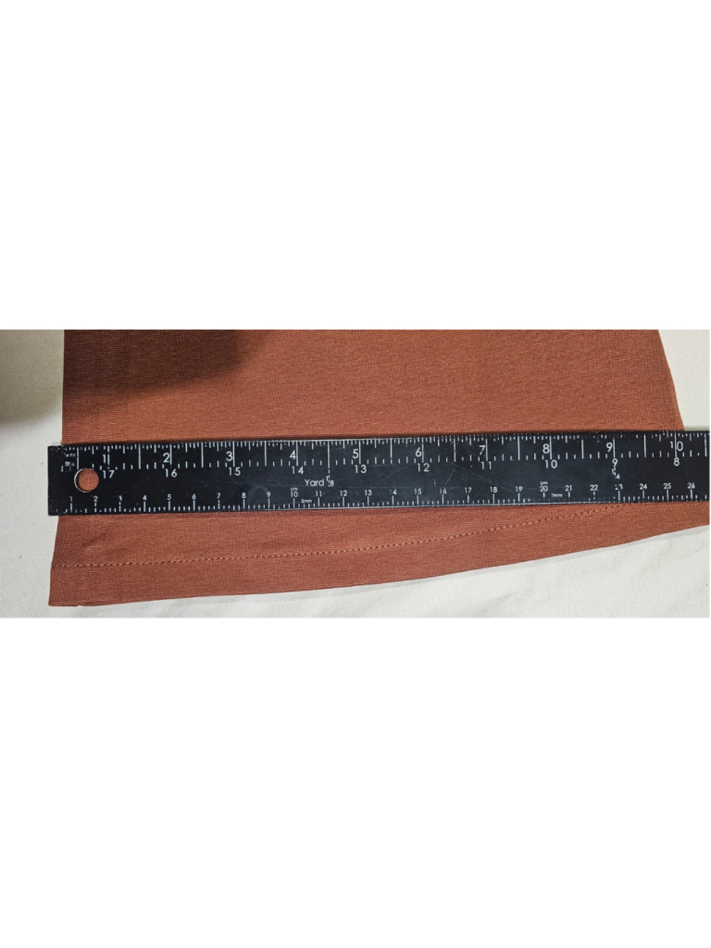 Women's Dear Scarlett Flare Pants Size XL Brown Rust - Picture 3 of 7